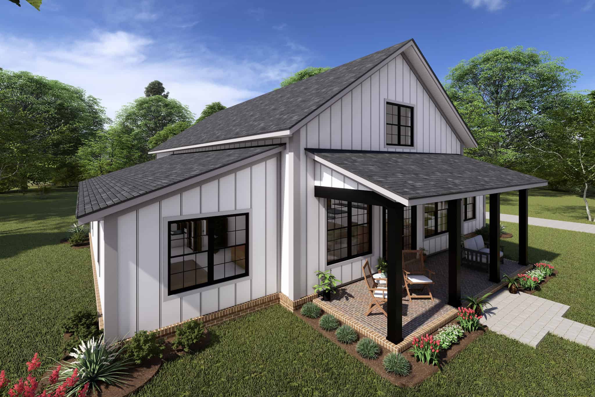 Rustic House Plan - 3 Bedrms, 2 Baths - 1656 Sq Ft - #178-1419