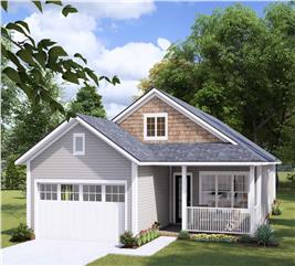 Cottage Home Plan - 3 Bedrms, 2 Baths - 1388 Sq Ft - #178-1422