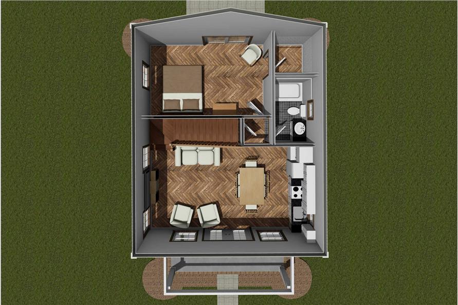 Home Other Image of this 1-Bedroom,730 Sq Ft Plan -178-1435