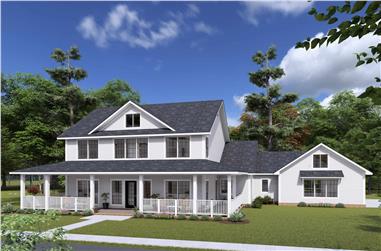 Farmhouse House Plan - 4 Bedrms, 3.5 Baths - 2716 Sq Ft - #178-1439