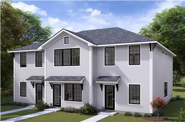 6 Bedrms, 3360 Sq Ft Cottage Triplex Plan - #178-1441