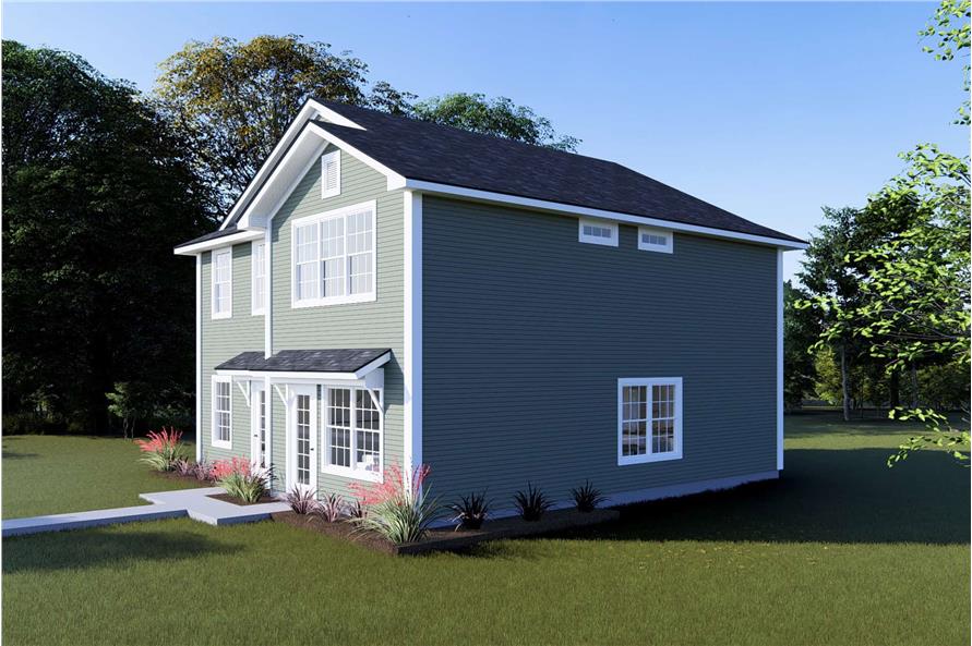 Right Side View of this 2-Bedroom,2240 Sq Ft Plan -178-1442