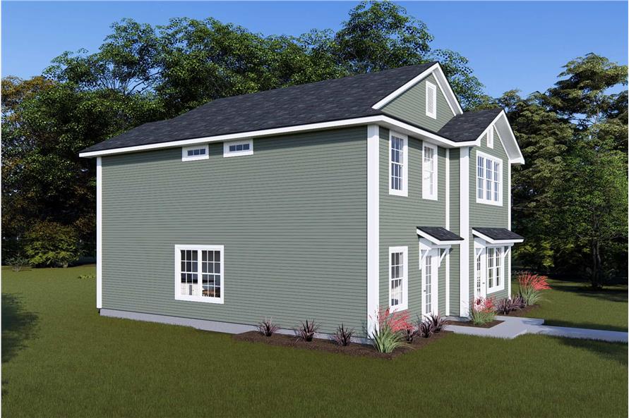 Left Side View of this 2-Bedroom,2240 Sq Ft Plan -178-1442