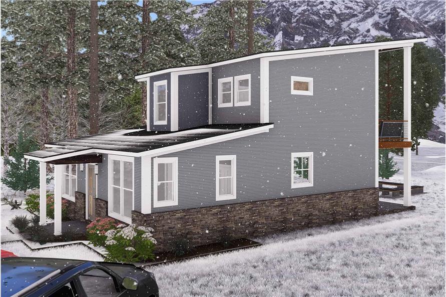 Right Side View of this 3-Bedroom,1562 Sq Ft Plan -178-1443