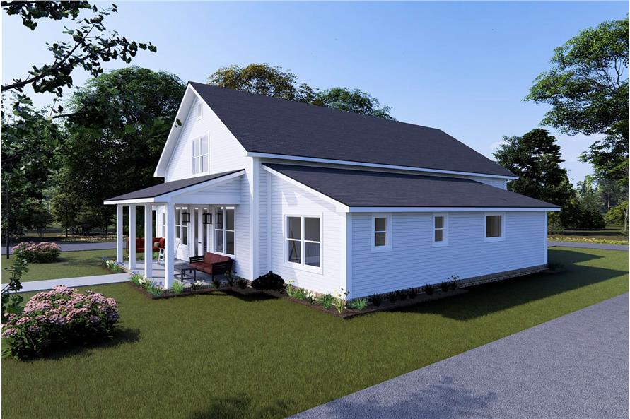 Right Side View of this 4-Bedroom,2228 Sq Ft Plan -178-1446