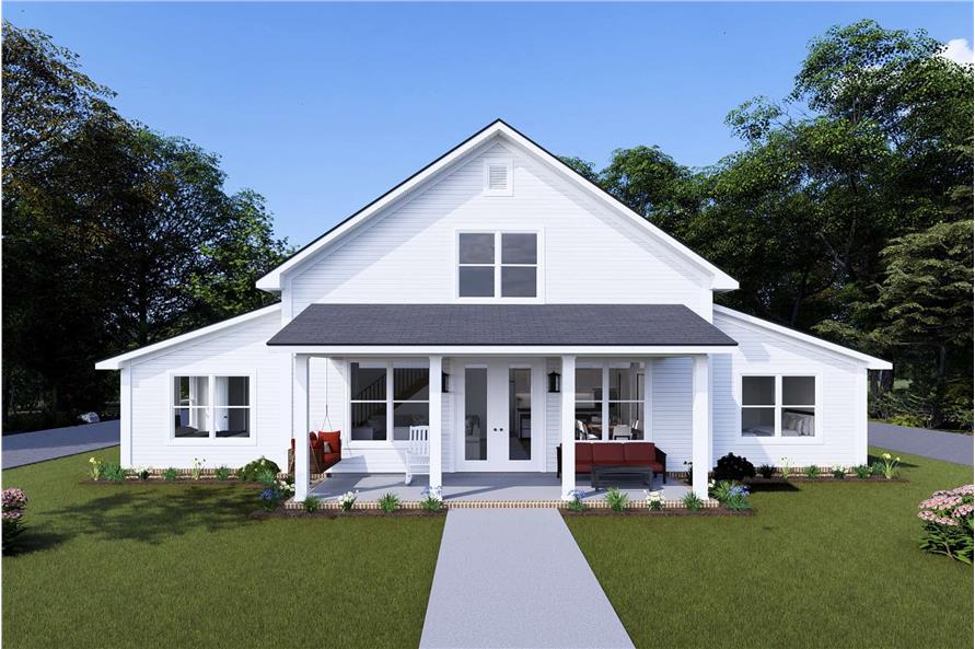 Farmhouse Floor Plan - 4 Bedrms, 3 Baths - 2228 Sq Ft - #178-1446