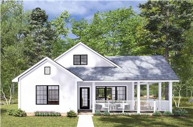 Cottage Home Plan - 2 Bedrms, 2 Baths - 1195 Sq Ft - #178-1449