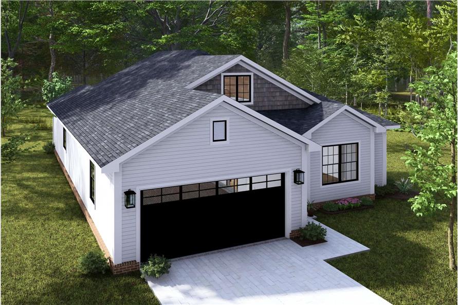 Aerial View of this 3-Bedroom,1471 Sq Ft Plan -178-1455