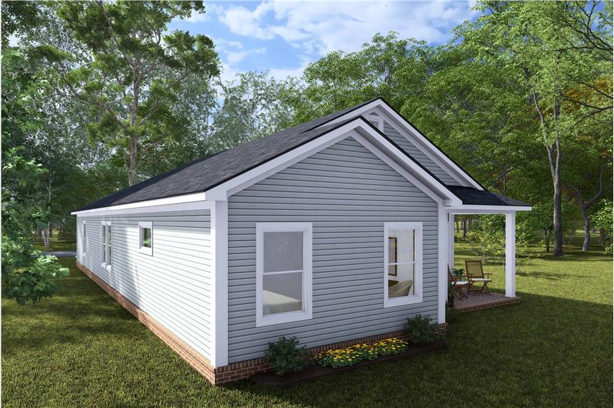 Side View of this 3-Bedroom,1546 Sq Ft Plan -178-1457