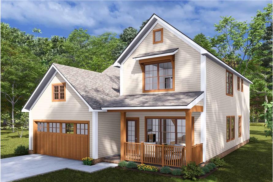 Front View of this 3-Bedroom,1994 Sq Ft Plan -178-1460