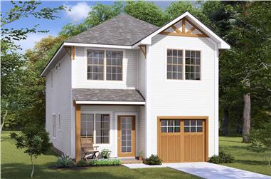 Cottage Home Plan - 3 Bedrms, 2.5 Baths - 1851 Sq Ft - #178-1464