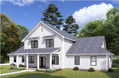 Farmhouse House Plan - 4 Bedrms, 3.5 Baths - 2695 Sq Ft - #178-1466