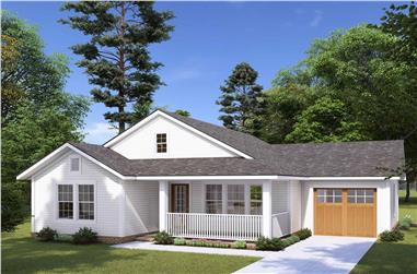 Craftsman Home Plan - 2 Bedrms, 2 Baths - 997 Sq Ft - #178-1467