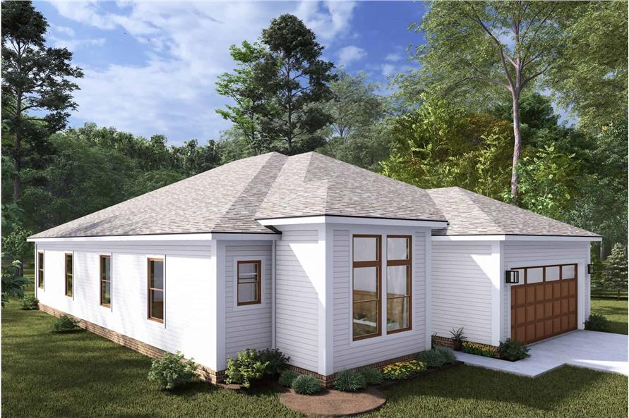 Left Side View of this 4-Bedroom,1592 Sq Ft Plan -178-1470