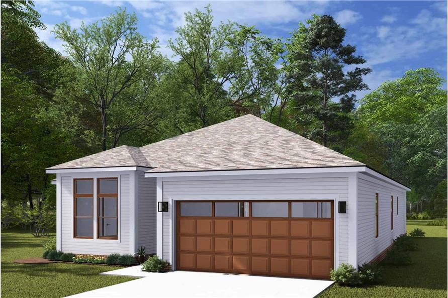 Garage of this 4-Bedroom,1592 Sq Ft Plan -178-1470