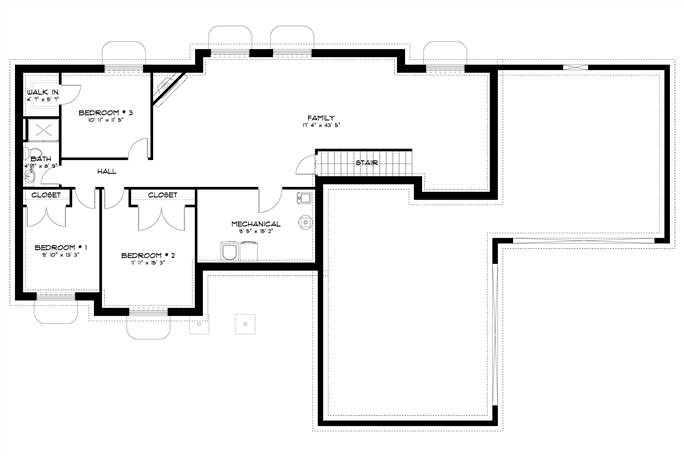 Plan #187-1069: 3 Bdrm, 1,595 Sq Ft Craftsman Home | ThePlanCollection