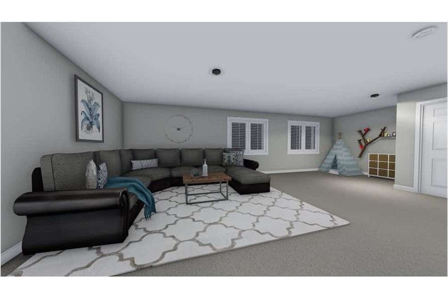 Family Room of this 3-Bedroom,2176 Sq Ft Plan -2176