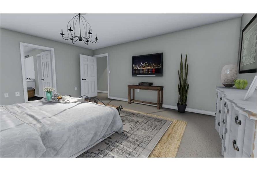 Master Bedroom of this 3-Bedroom,2176 Sq Ft Plan -2176