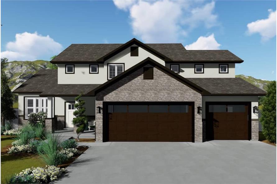 Home Exterior Photograph of this 3-Bedroom,2176 Sq Ft Plan -2176