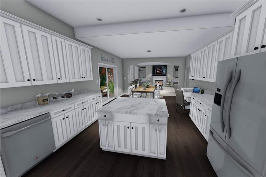 Kitchen of this 3-Bedroom,2176 Sq Ft Plan -2176