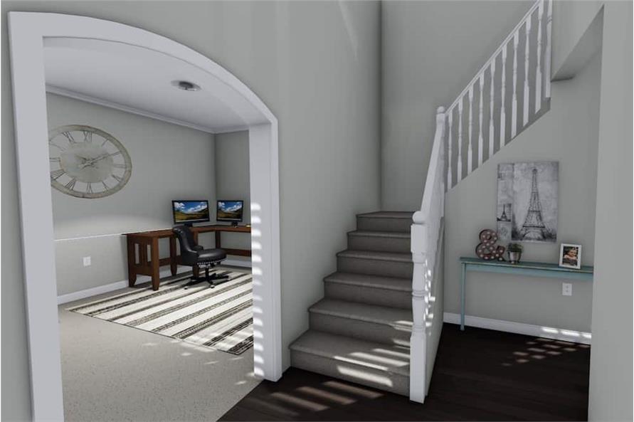 Entry Hall: Staircase of this 3-Bedroom,2176 Sq Ft Plan -2176