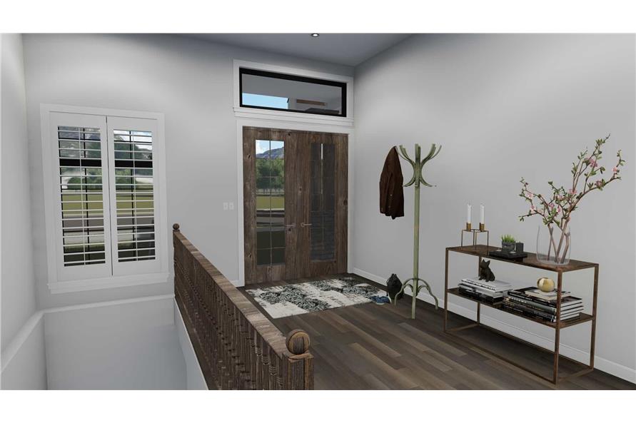 Front Door of this 3-Bedroom, 2796 Sq Ft Plan - 187-1136