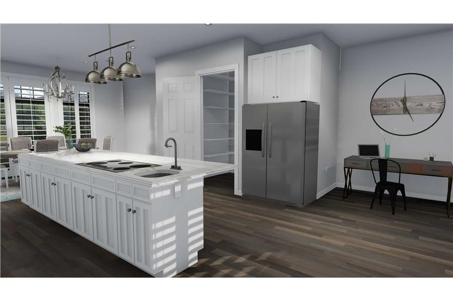 Kitchen of this 3-Bedroom, 2796 Sq Ft Plan - 187-1136