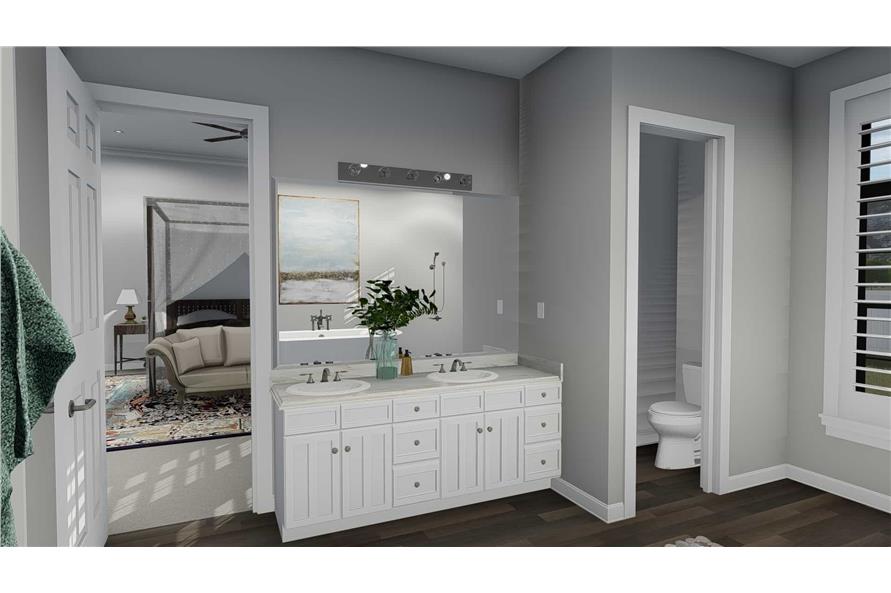 Bathroom of this 3-Bedroom, 2796 Sq Ft Plan - 187-1136