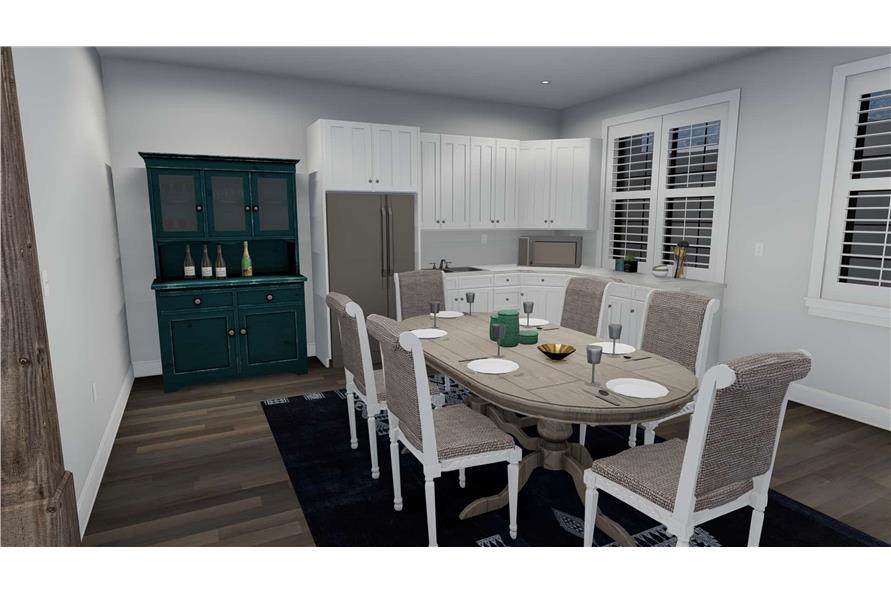 Dining Room of this 3-Bedroom, 2796 Sq Ft Plan - 187-1136