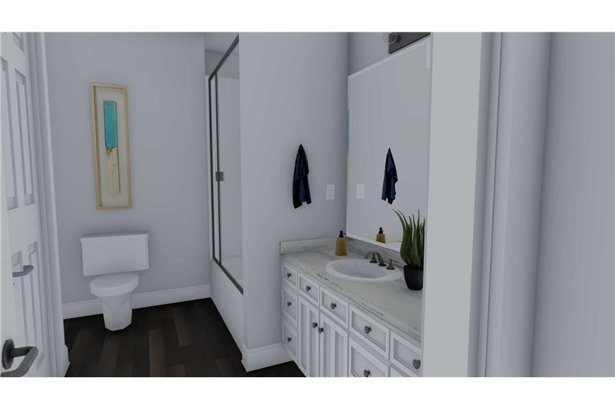 Bathroom of this 3-Bedroom, 2796 Sq Ft Plan - 187-1136