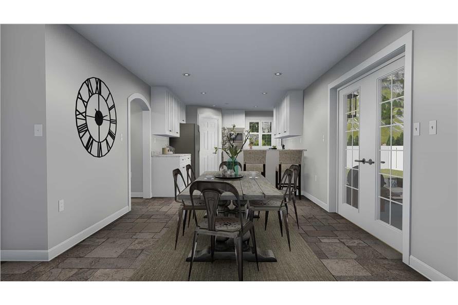 Dining Room of this 6-Bedroom, 2591 Sq Ft Plan - 187-1139