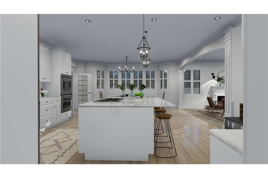 Kitchen of this 4-Bedroom, 3821 Sq Ft Plan - 187-1142