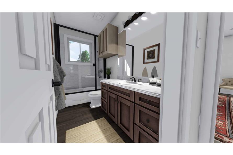 Bathroom of this 7-Bedroom, 1709 Sq Ft Plan - 187-1148