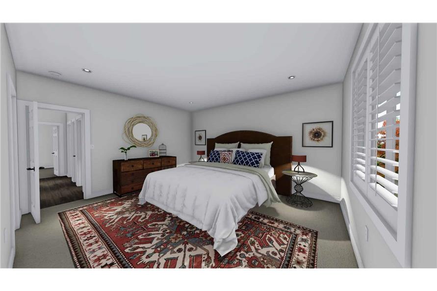 Master Bedroom of this 7-Bedroom, 1709 Sq Ft Plan - 187-1148