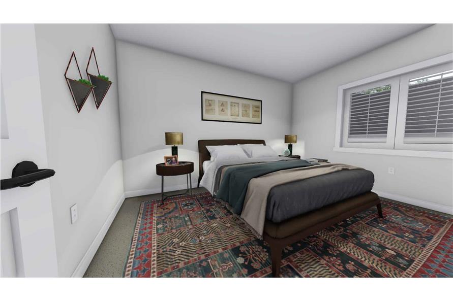 Bedroom of this 7-Bedroom, 1709 Sq Ft Plan - 187-1148