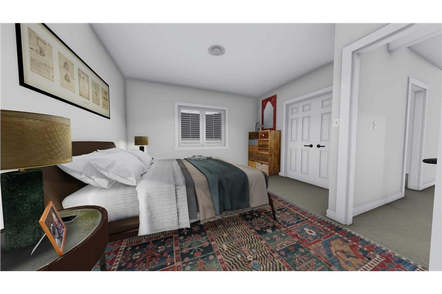 Bedroom of this 7-Bedroom, 1709 Sq Ft Plan - 187-1148