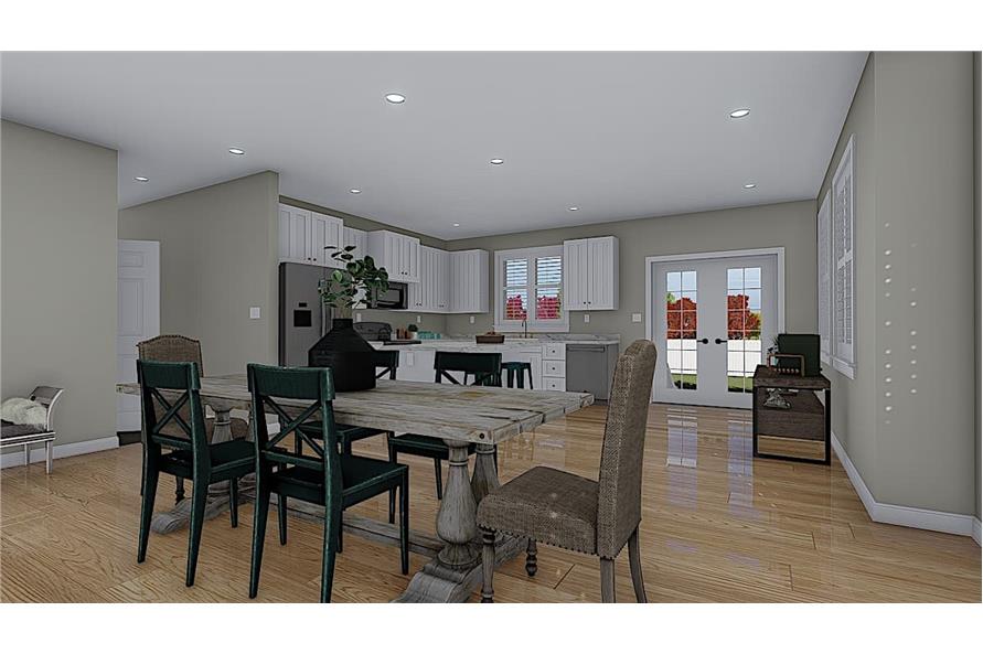 Dining Room of this 3-Bedroom, 2244 Sq Ft Plan - 187-1163