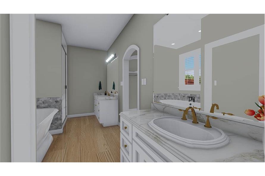 Master Bathroom of this 3-Bedroom, 2244 Sq Ft Plan - 187-1163