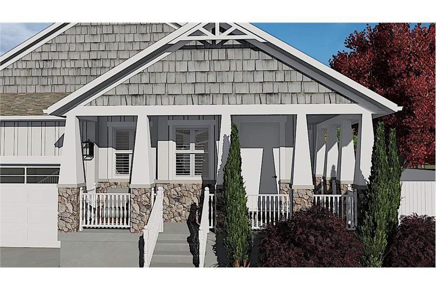 Porch of this 3-Bedroom, 2244 Sq Ft Plan - 187-1163