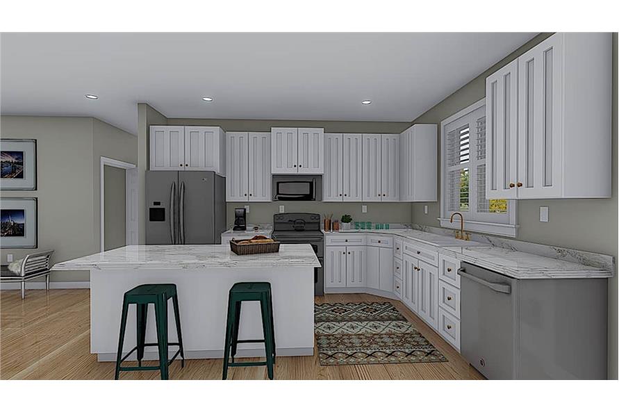 Kitchen of this 3-Bedroom, 2244 Sq Ft Plan - 187-1163