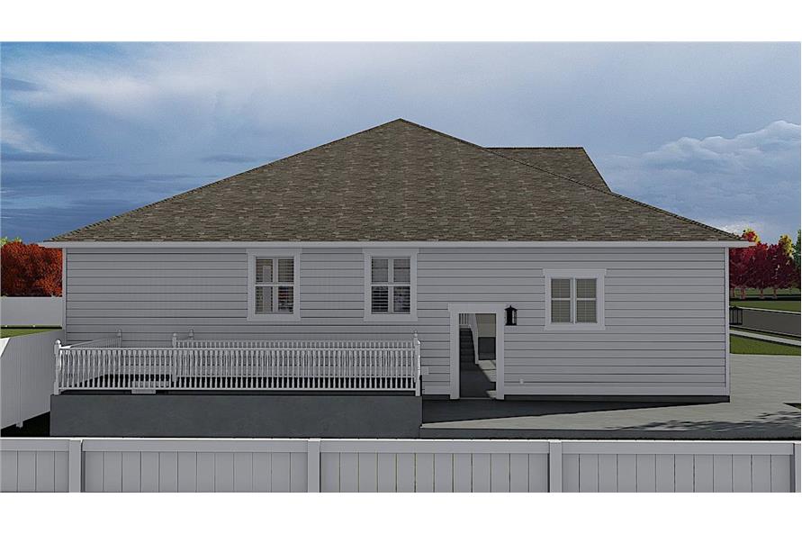 Left Side View of this 3-Bedroom, 2244 Sq Ft Plan - 187-1163