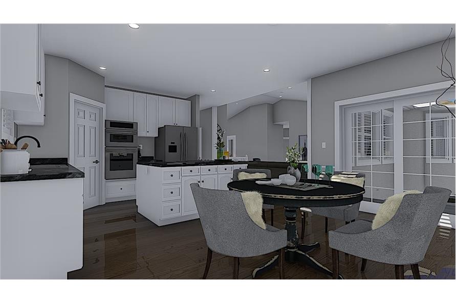 Dining Room of this 3-Bedroom, 1644 Sq Ft Plan - 187-1165