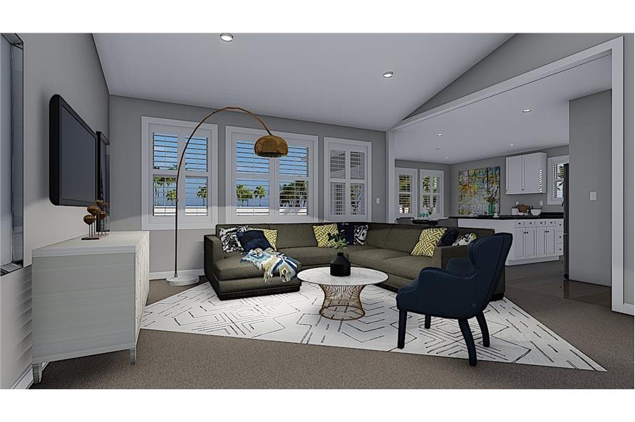 Great Room of this 3-Bedroom, 1644 Sq Ft Plan - 187-1165