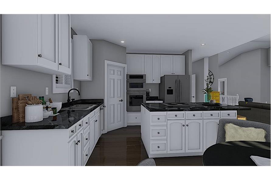 Kitchen of this 3-Bedroom, 1644 Sq Ft Plan - 187-1165