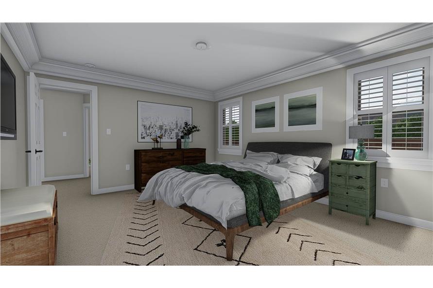 Master Bedroom of this 3-Bedroom, 1660 Sq Ft Plan - 187-1172