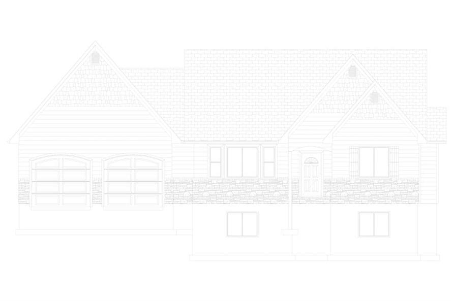 Home Plan Front Elevation of this 2-Bedroom,1641 Sq Ft Plan -187-1174