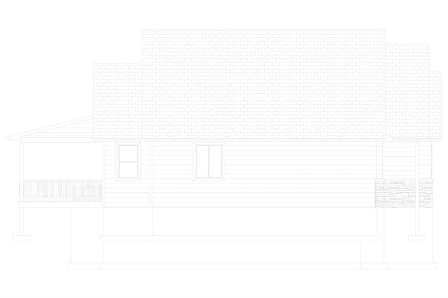 Home Plan Left Elevation of this 2-Bedroom,1641 Sq Ft Plan -187-1174