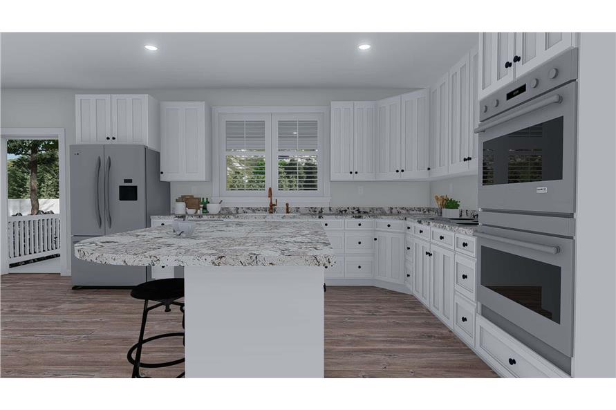 Kitchen of this 2-Bedroom, 1641 Sq Ft Plan - 187-1174