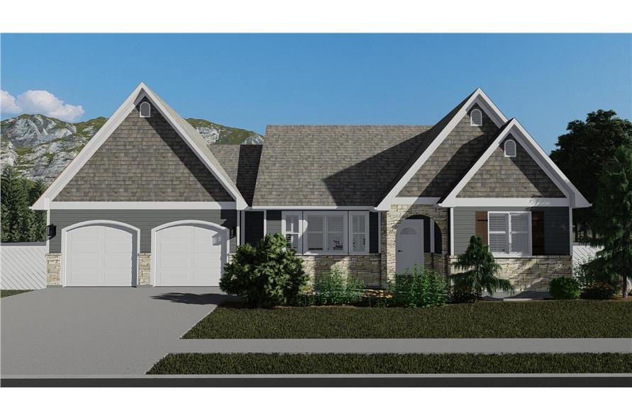 2–4-Bedroom, 1641–3161 Sq Ft European House - Plan #187-1174 - Front Exterior