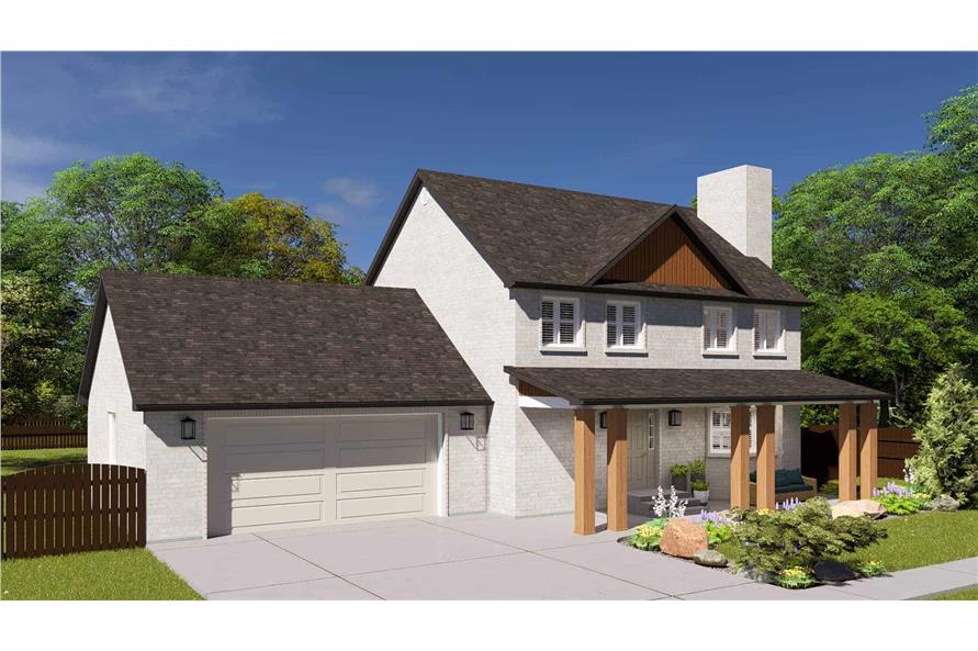 Left Side View of this 4-Bedroom,2010 Sq Ft Plan -187-1183